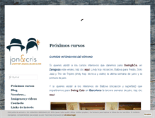 Tablet Screenshot of jonandcris.com